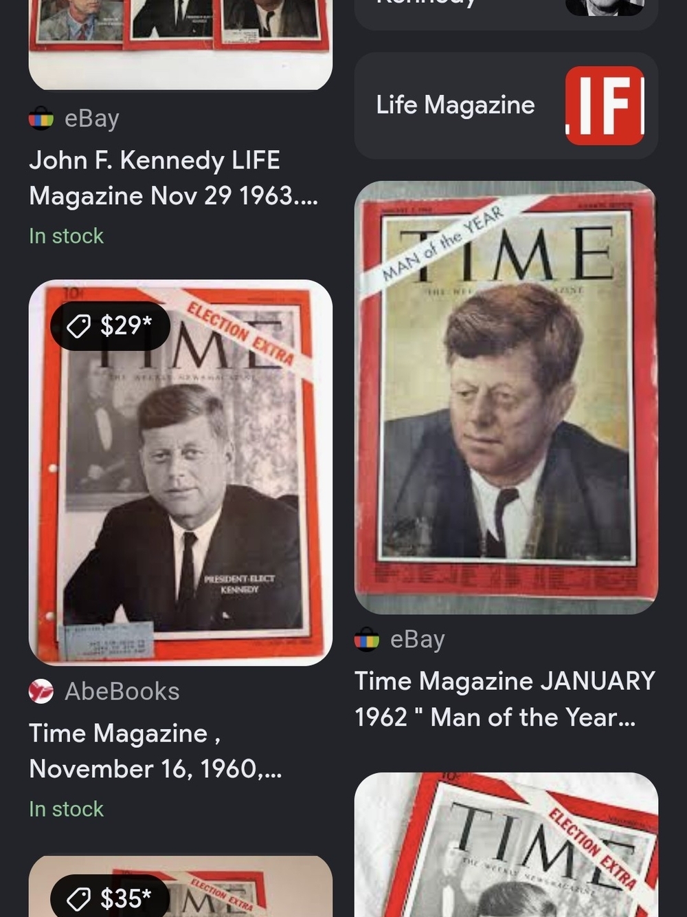 Time Magazine Featuring JFK - Picture 6 of 6